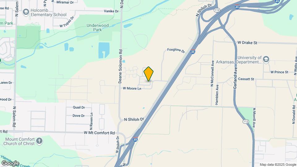 2155 W Million Ln Map and Location Details