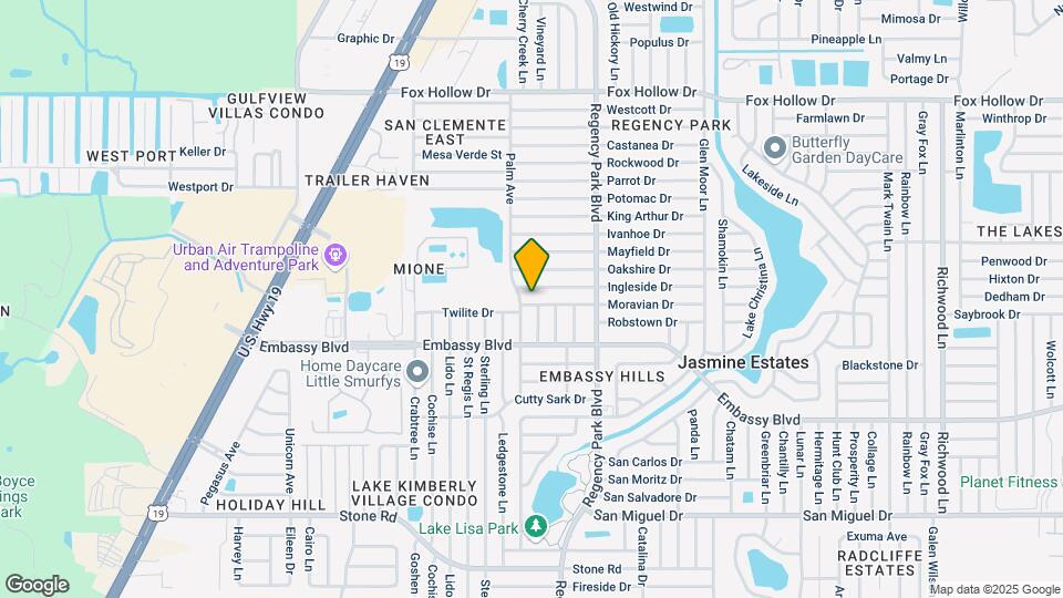 7021 Moravian Dr Map and Location Details