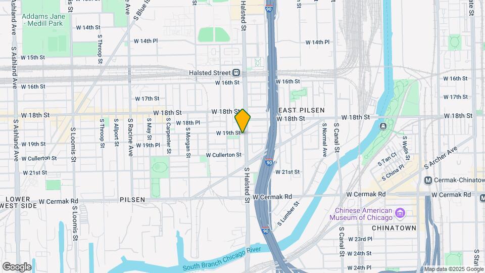 1906 S Halsted St Map and Location Details