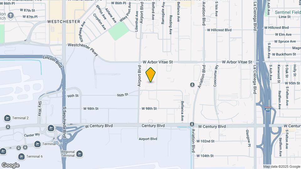 5836 W 95th St Mapa y Detalles de la Ubicación