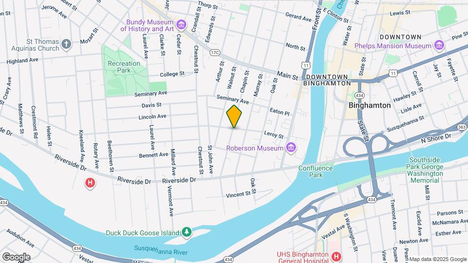 43 Leroy St, Unit 2R Map and Location Details