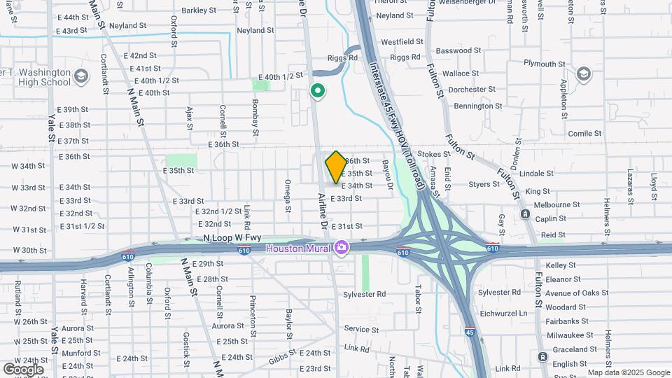 1310 E 34th St Map and Location Details