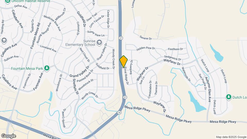 7284 Coral Ridge Dr Map and Location Details