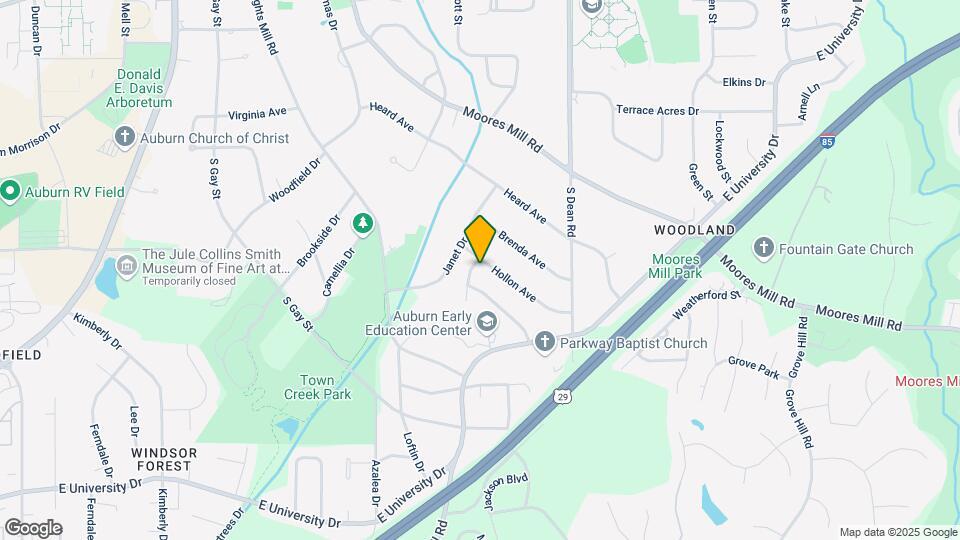 Great Location on this 4 Bedroom Home in A Map and Location Details