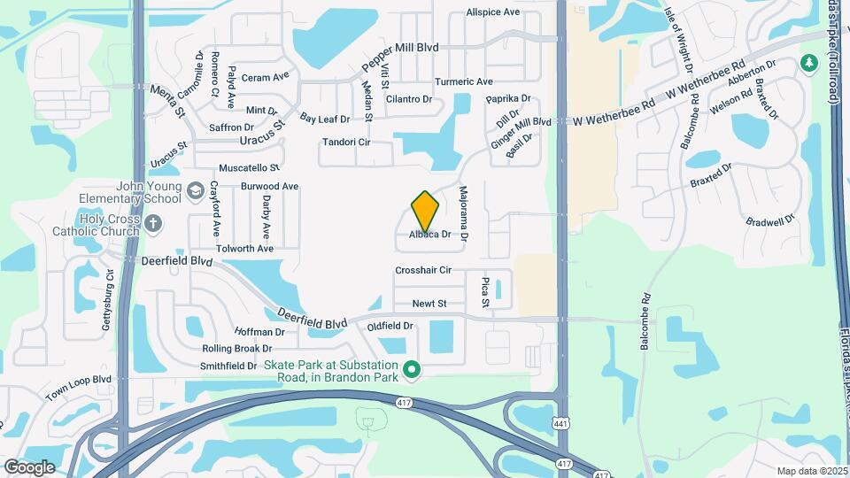 2484 Albaca Dr Map and Location Details
