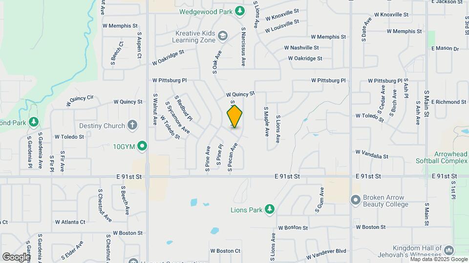 1687 S Pecan Pl Map and Location Details