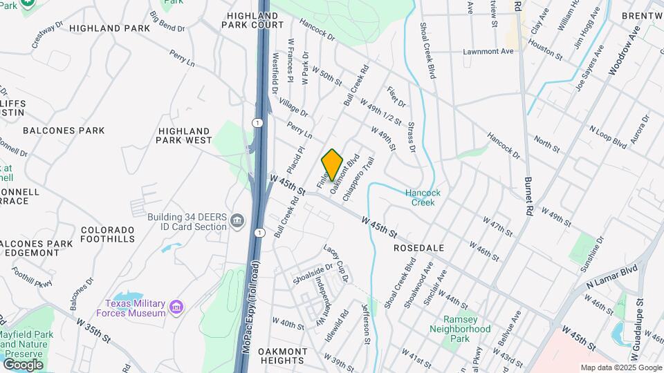 4506 Oakmont Blvd Map and Location Details