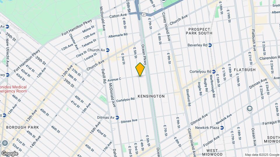 502 Avenue C-Unit -3 Map and Location Details