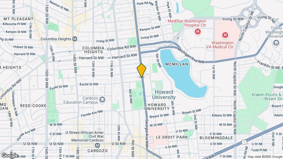 2600 Georgia Ave NW, Unit 3 Map and Location Details