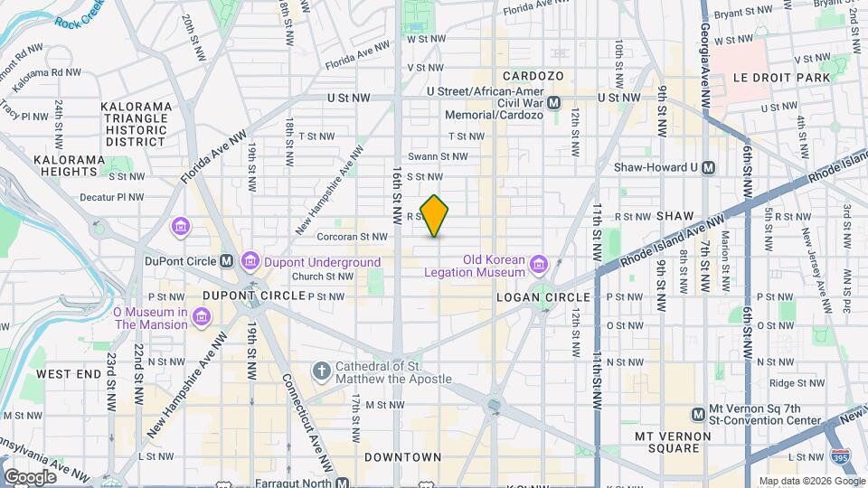 1612 15th St NW #1 Map and Location Details
