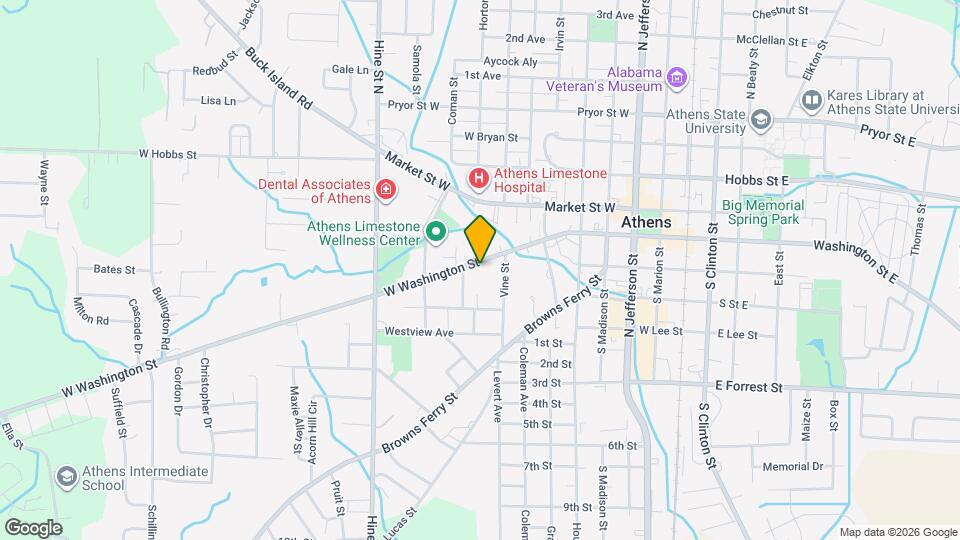 713 W Washington St Map and Location Details