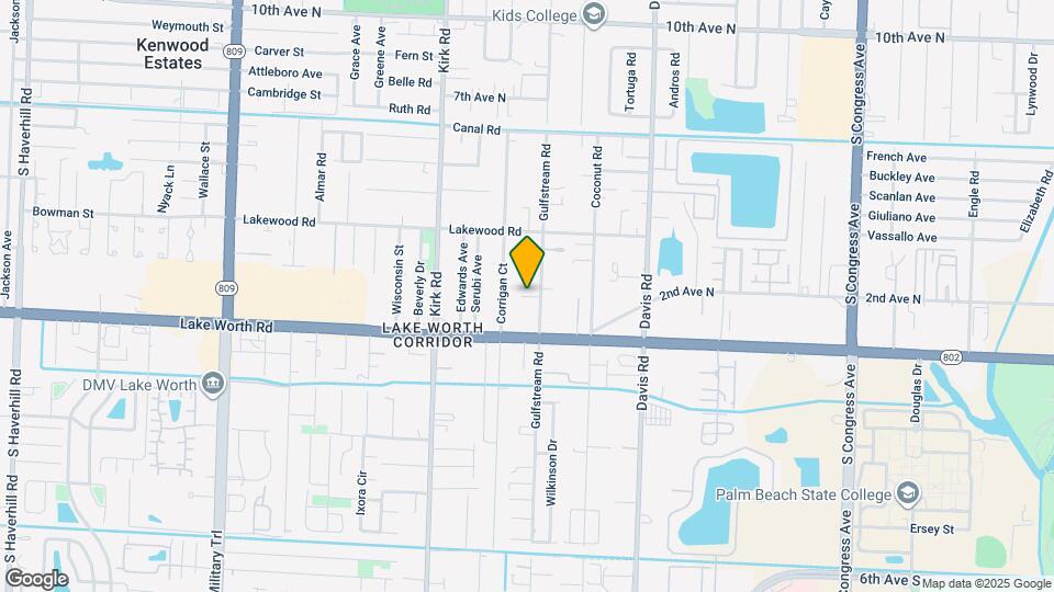 3901 Gulfstream Rd Map and Location Details