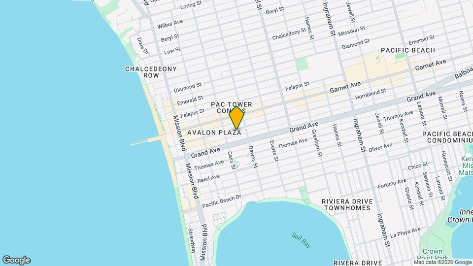 1043-1047 Hornblend St Map and Location Details