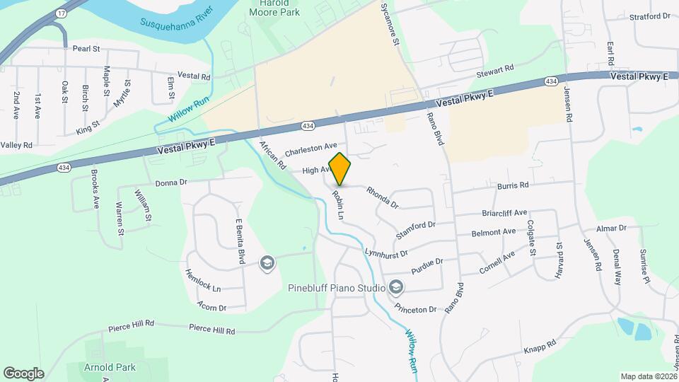 2432 Rhonda Dr Map and Location Details