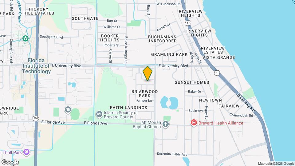 900 Camphor Way Map and Location Details