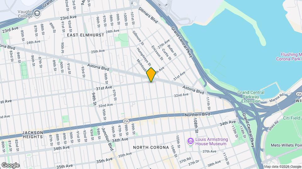 31-09 102nd St Map and Location Details