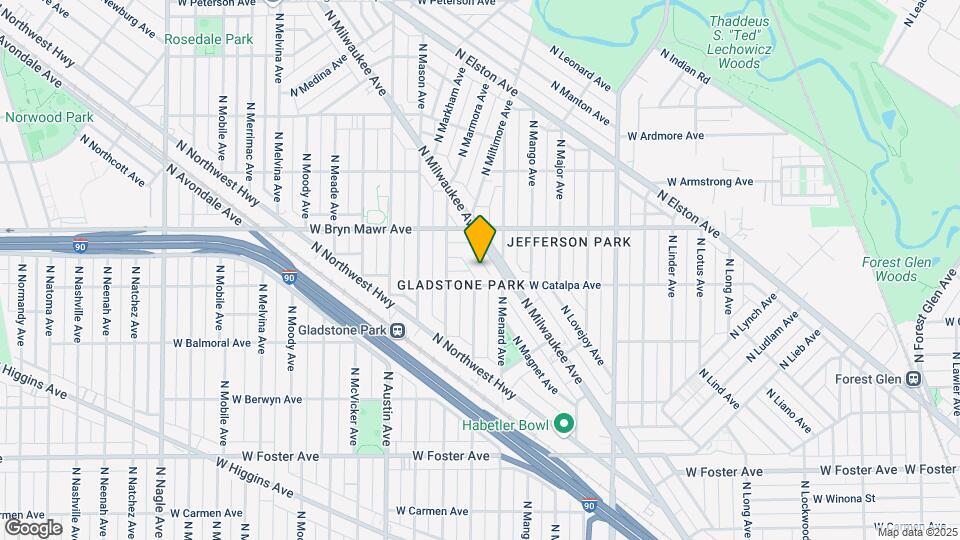 5515 N Monitor Ave Mapa y Detalles de la Ubicación