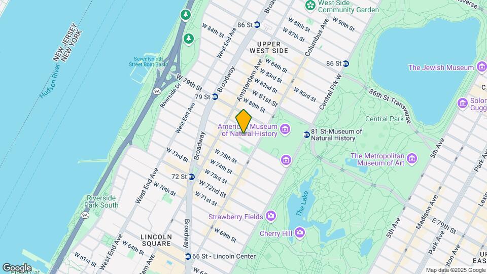 131 W 77th St Map and Location Details