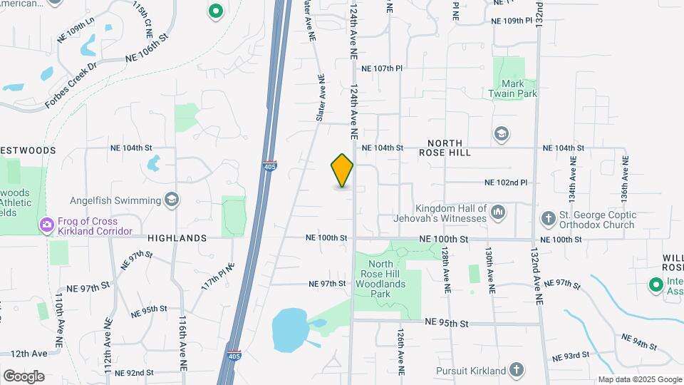 12323 NE 102nd Ln Map and Location Details