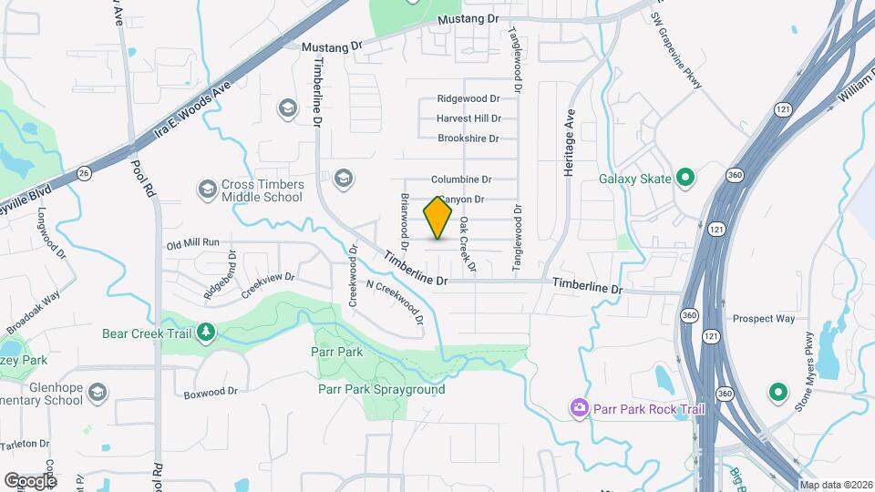 2929 Oak Forest Dr Map and Location Details