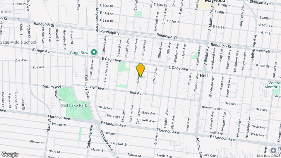 6600 Corona Ave Map and Location Details