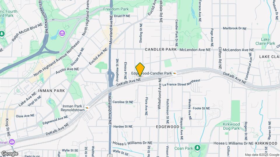 1300 DeKalb Ave NE Map and Location Details