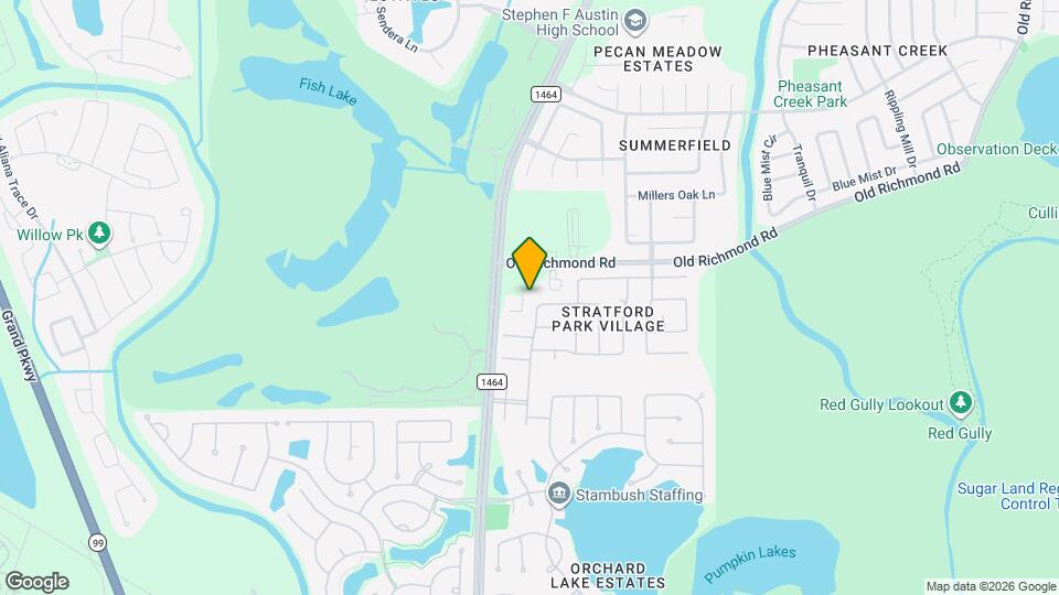 12602 Stratford Heights Dr Map and Location Details