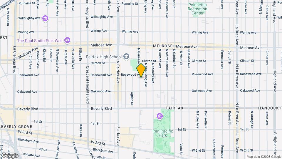 448 N Genesee Ave Map and Location Details