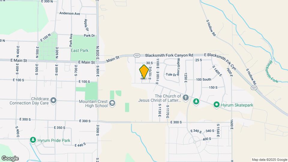1043 Hyrum Blvd Map and Location Details