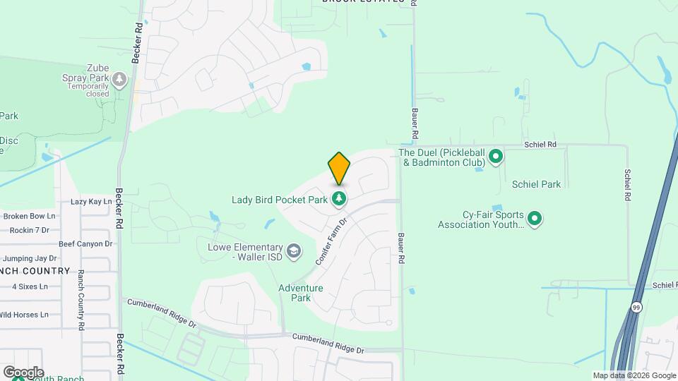 17523 Cypress Hilltop Wy Map and Location Details