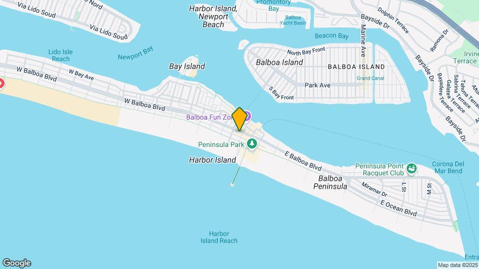 615 E Balboa Blvd Mapa y Detalles de la Ubicación
