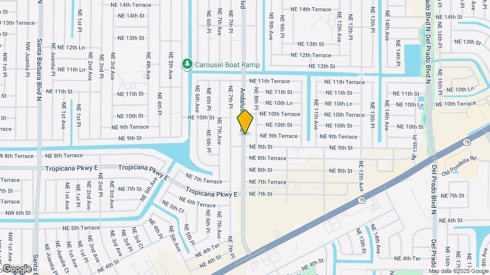 919 Andalusia Blvd Map and Location Details