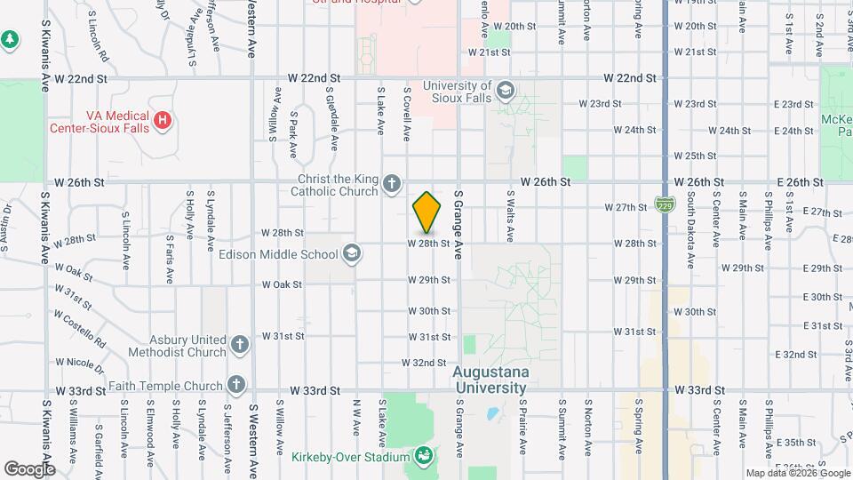 1933 S Euclid Ave Map and Location Details