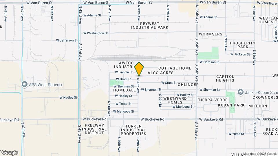 3845 W Lincoln St-Unit -4 Map and Location Details
