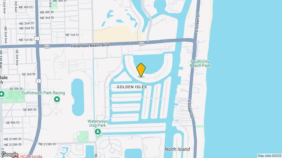 401 Golden Isles Dr Mapa y Detalles de la Ubicación