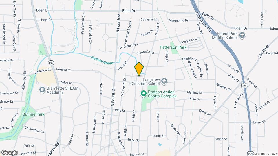 1104 Lilac Dr Map and Location Details