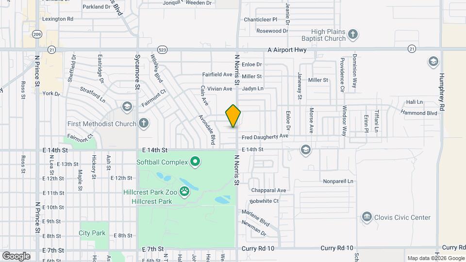 2125 Circlewood Pl Map and Location Details