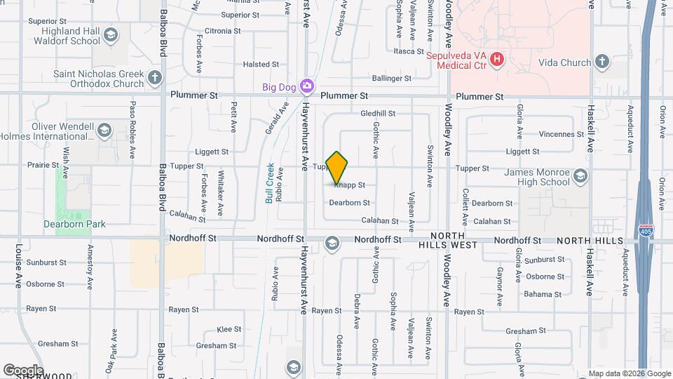 16508 Knapp St Mapa y Detalles de la Ubicación