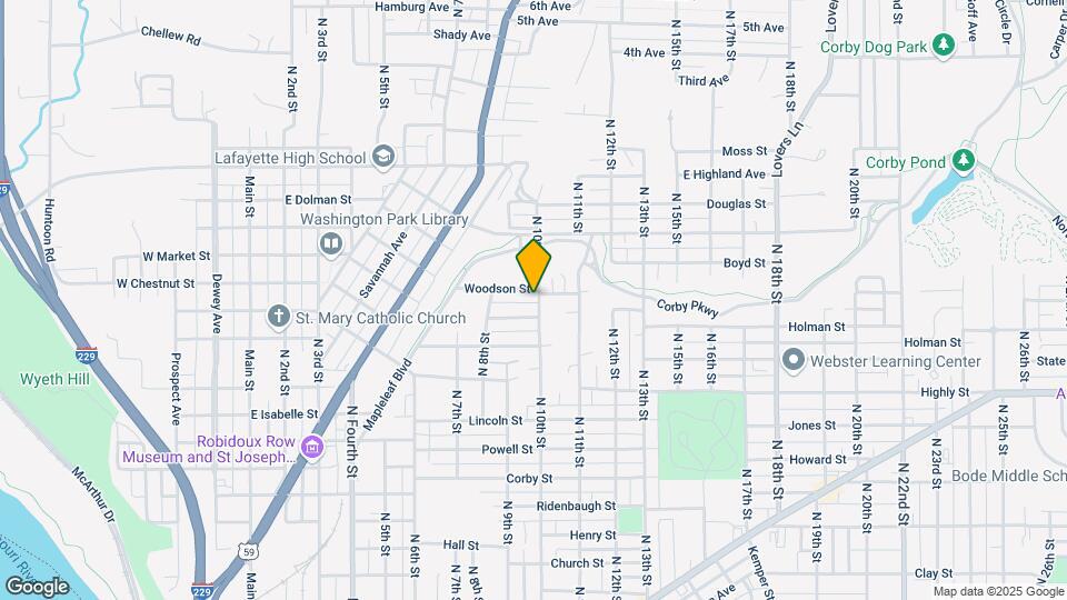 1524 N 10th St Mapa y Detalles de la Ubicación