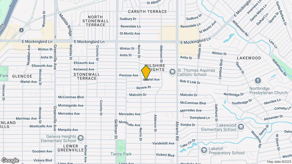 6264 Martel Ave Map and Location Details