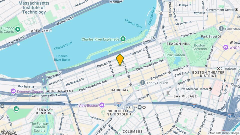 170 Marlborough St, Unit #3R Map and Location Details