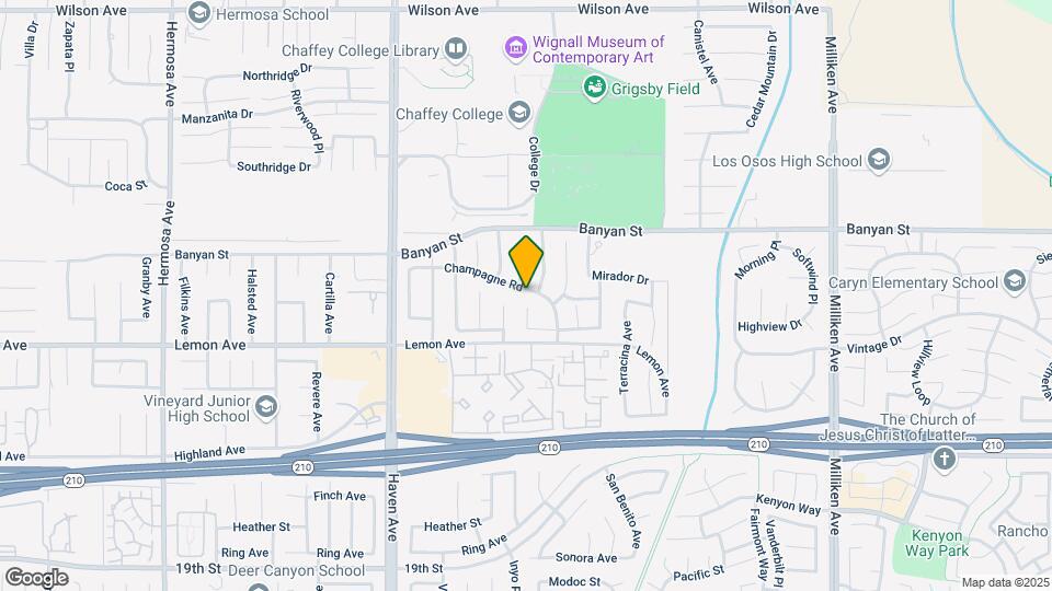 10745 Champagne Rd Map and Location Details