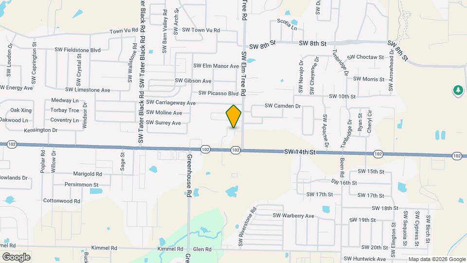 1242 SW Elm Tree Rd Map and Location Details