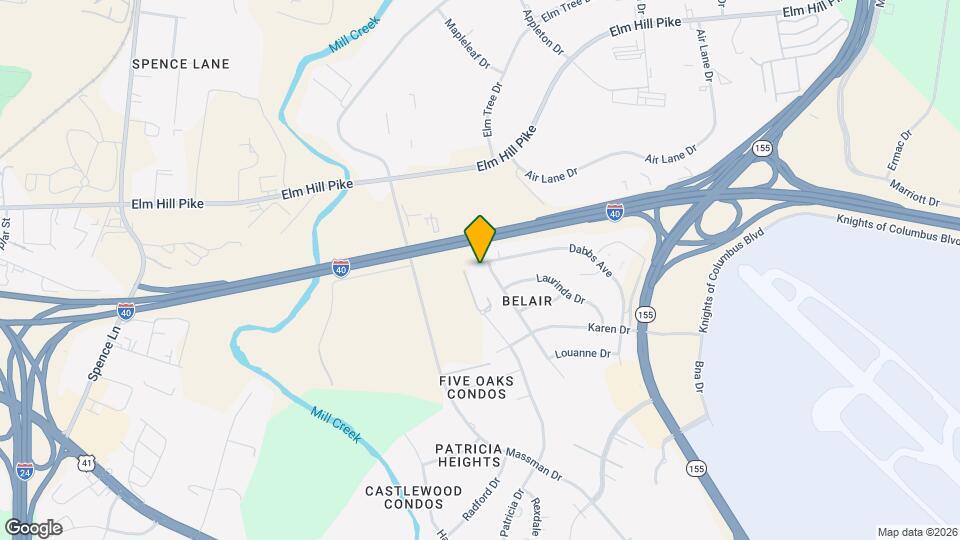 1907 Dabbs Ave Map and Location Details