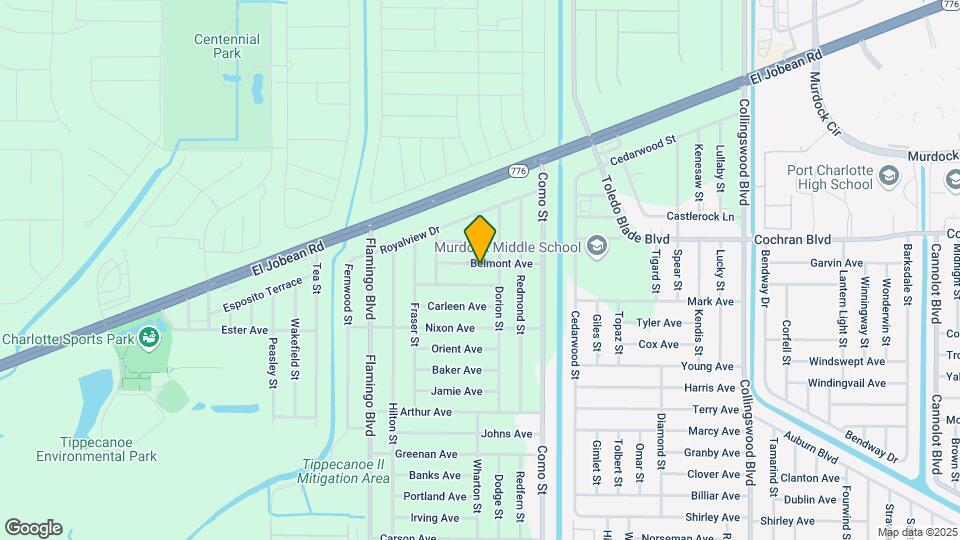 17155 Belmont Ave Map and Location Details