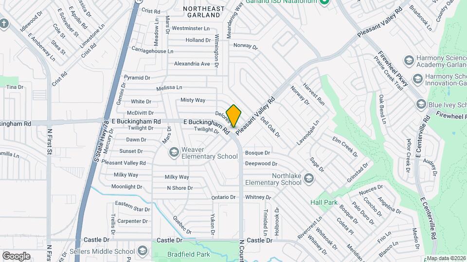 1242 Delores Dr Map and Location Details