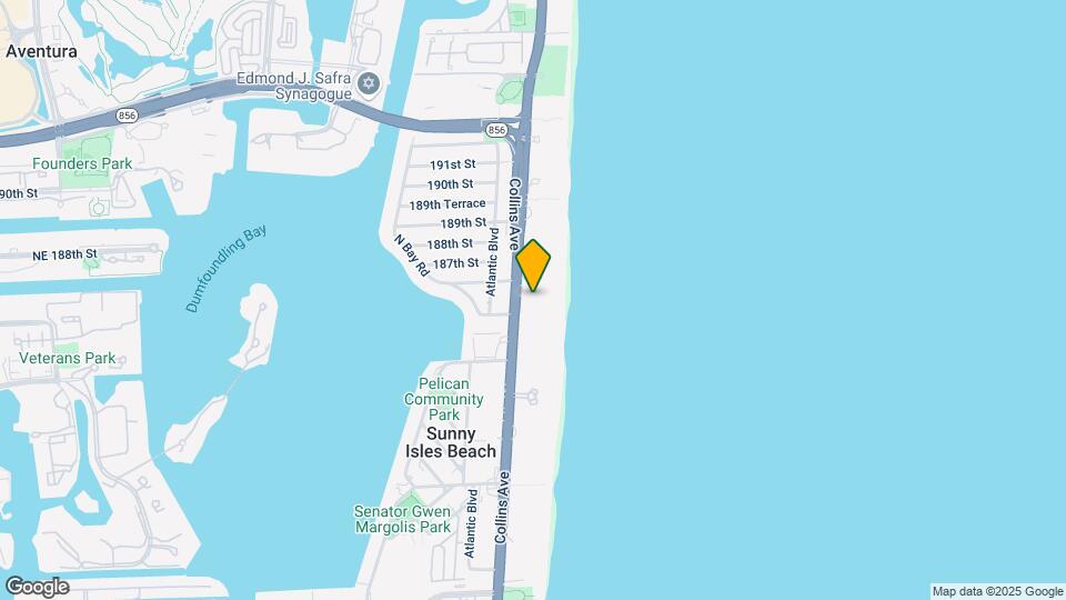 Turnberry Ocean Club Residence Map and Location Details