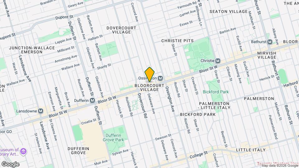 938 Bloor St W Map and Location Details
