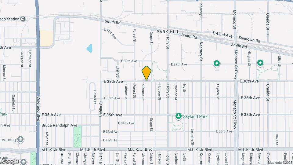 3696 Glencoe St Map and Location Details