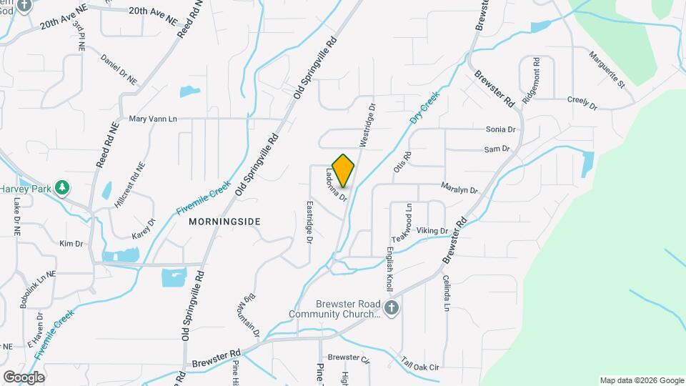 1840 Westridge Dr Map and Location Details